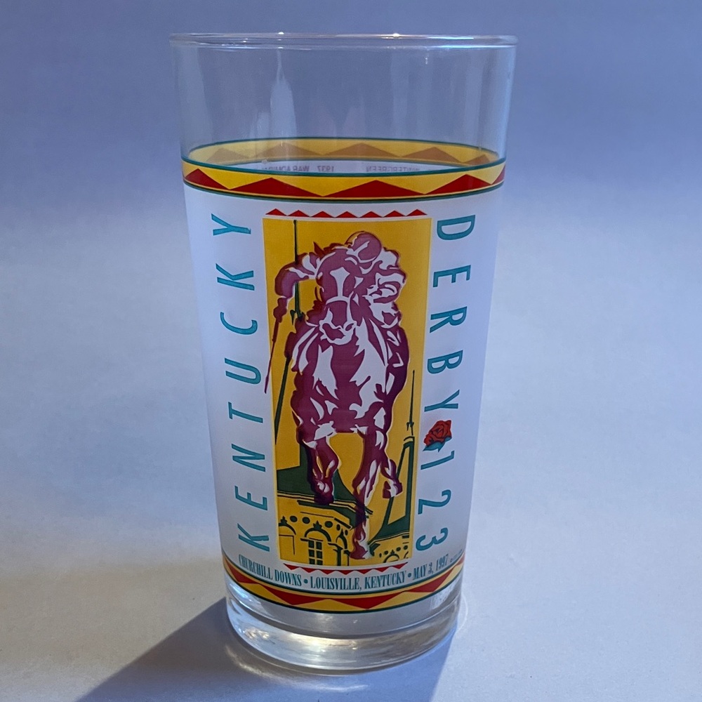 Kentucky Derby Collectors Glass #123